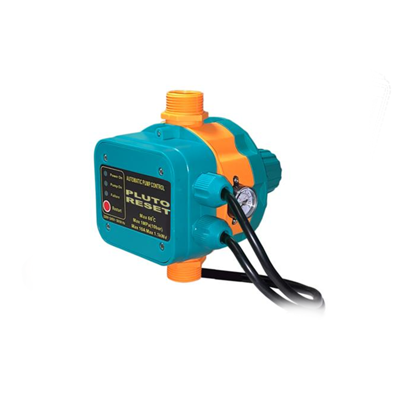 Presscontrol regolatore di pressione regolabile per autoclave cablato con manometro - PLUTO RESET