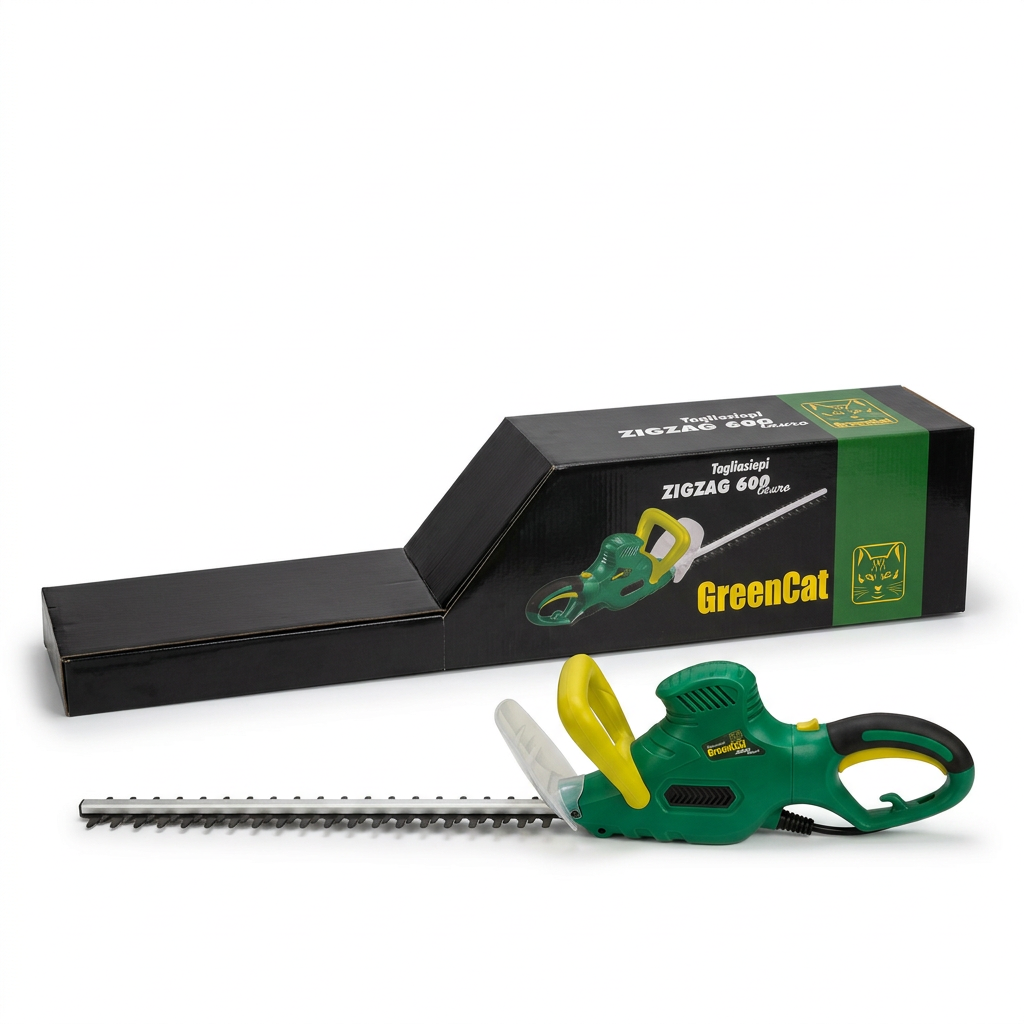 Tagliasiepi GreenCat con confezione sagomata originale