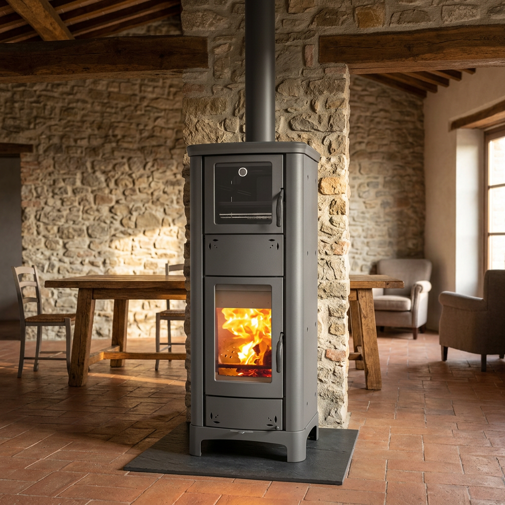 Thermorossi Ardhea F Easy in ambiente rustico