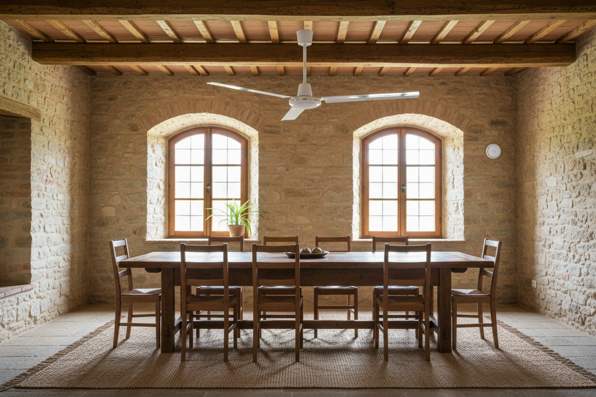 Ventilatore soffitto Vinco 140cm casa rustica campagna