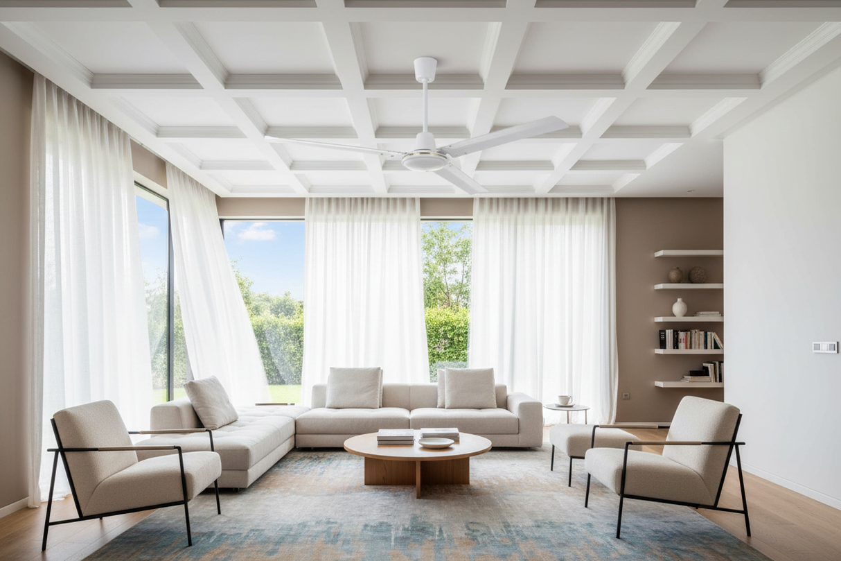 Ventilatore soffitto Vinco 140cm soggiorno moderno