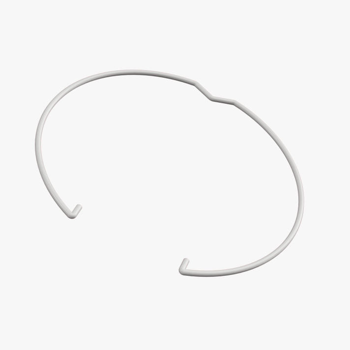 Faretto in gesso da incasso tondo per lampade GU10