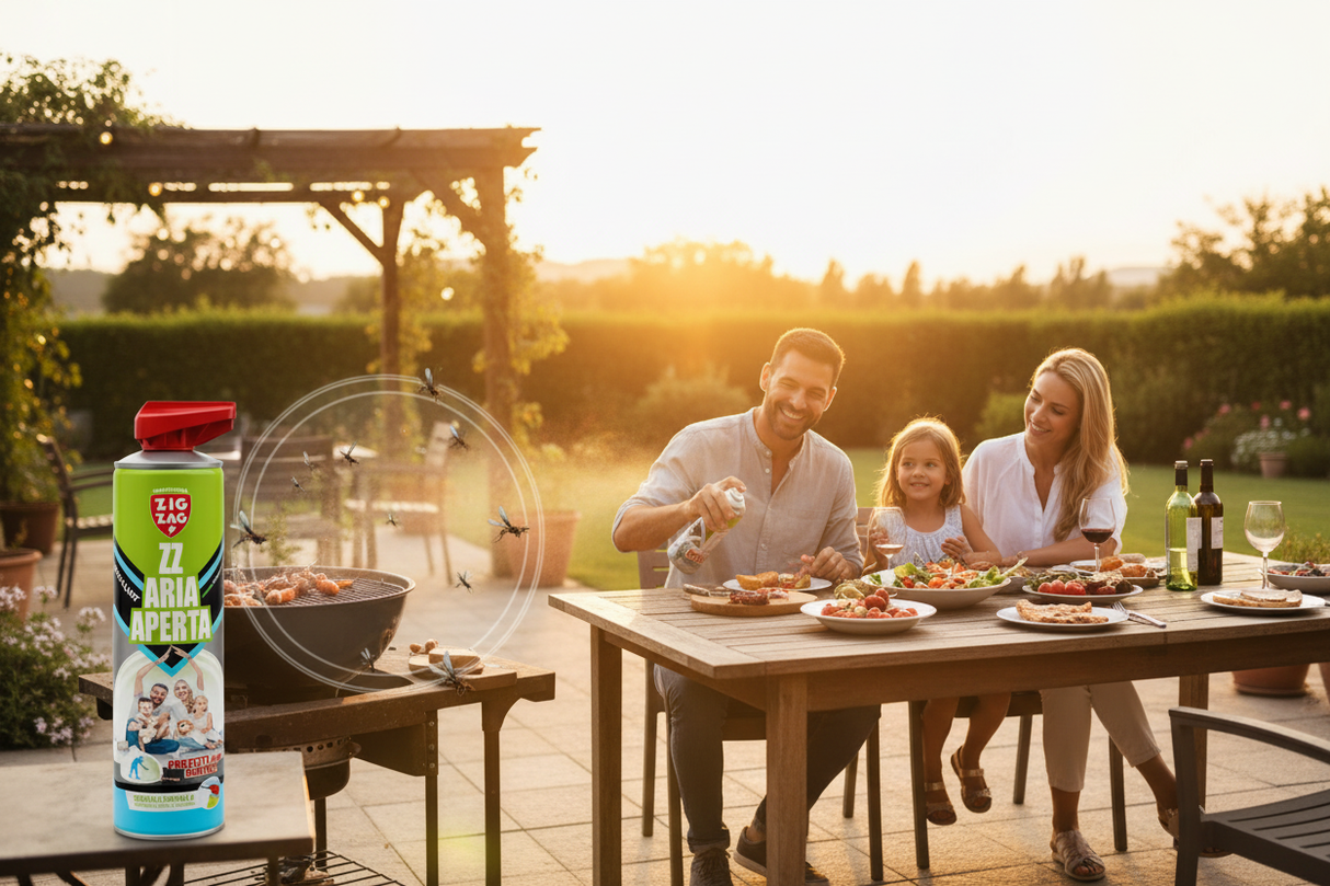 ZIG ZAG Aria Aperta spray anti-zanzare lifestyle