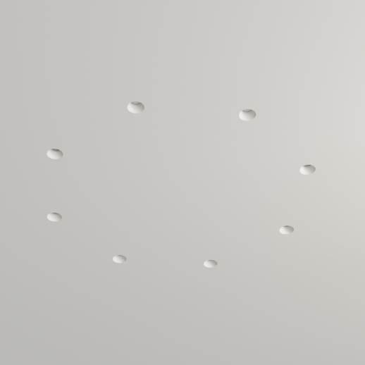 Faretto in gesso da incasso tondo diametro 12,5 cm per lampade GU10 - CSF030
