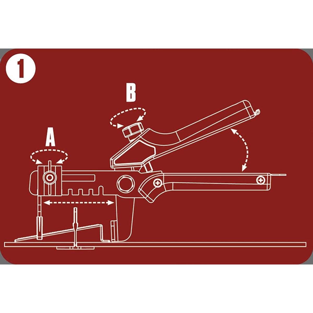 Adjustable traction pliers for self-leveling spacer wedges - Raimondi 231N