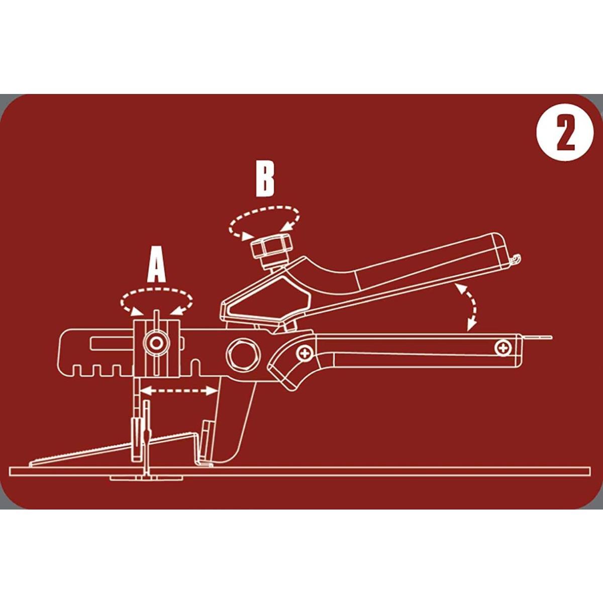 Adjustable traction pliers for self-leveling spacer wedges - Raimondi 231N
