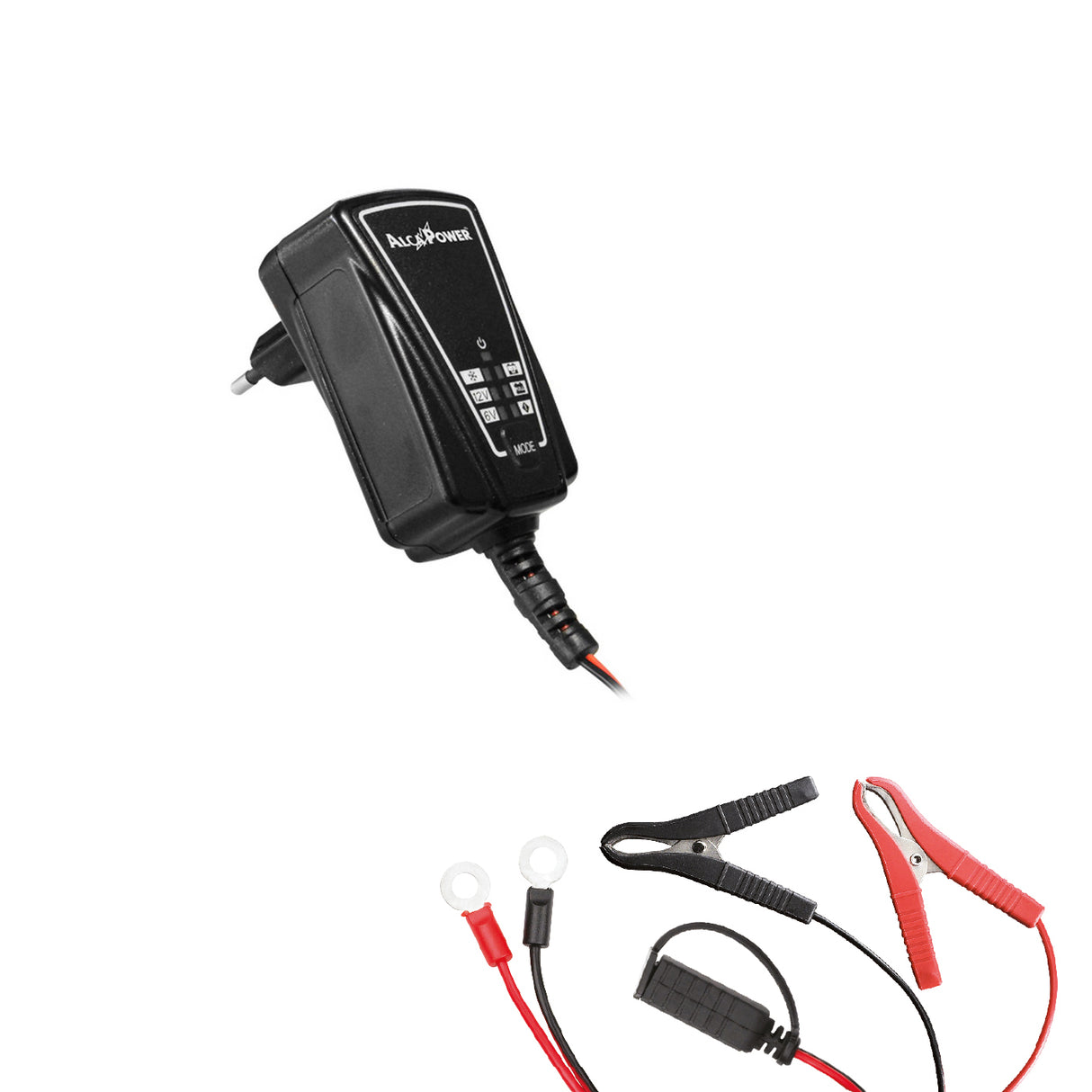 Cararicabatteria Switching Automatico con funzione mantenitore di carica 1A 6/12V - ALCAPOWER