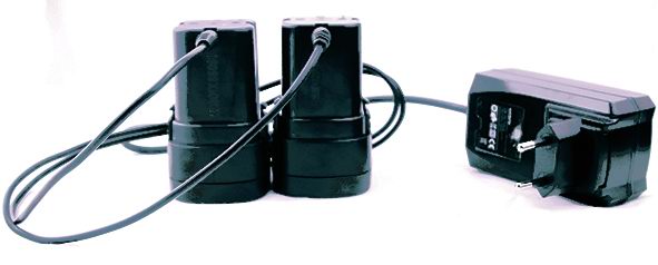 Bürstenlose Gartenschere Sandri Garden SG-FP LI – mit 2 14,4 V 2 Ah-Batterien