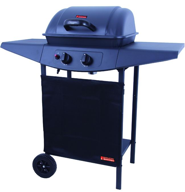 Barbecue a gas 2 fuochi in acciaio 5kw - Argentina Sandri Garden