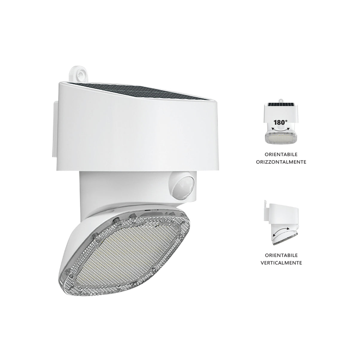 Multifunction/adjustable 2000lm LED solar floodlight - ALCAPOWER