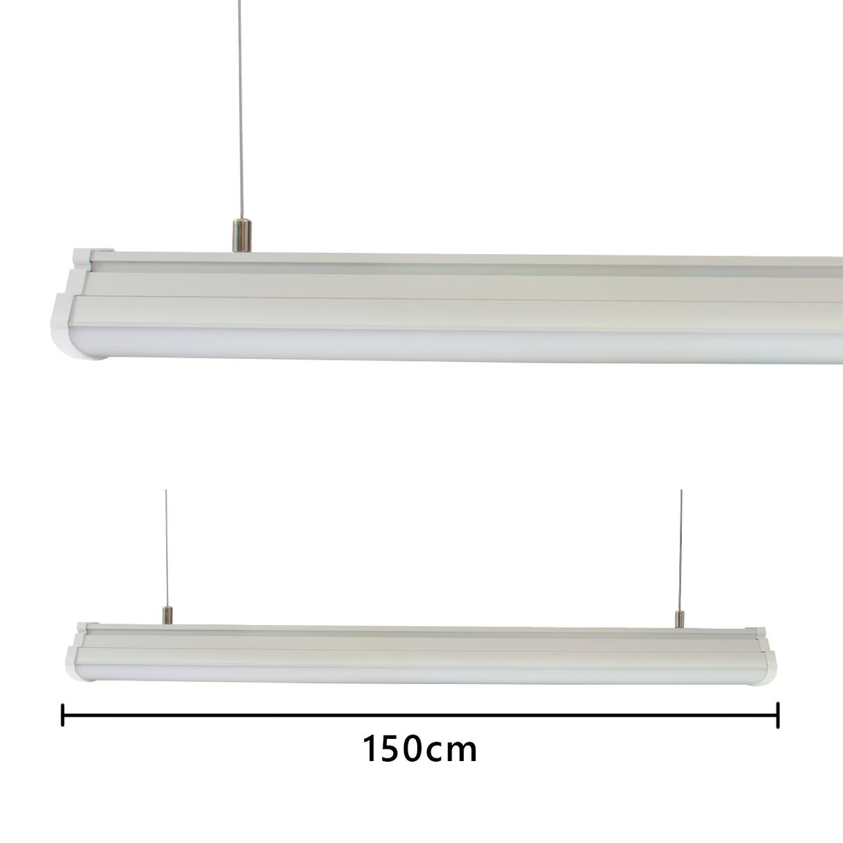 LED Rail Deckenleuchte IP44 60W 150cm 4500K