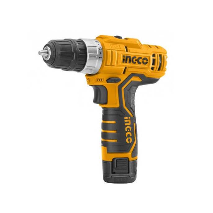 TRAPANO AVVITATORE INGCO CDLI1232 2 BATTERIE E VALIGETTA - La Fattoria