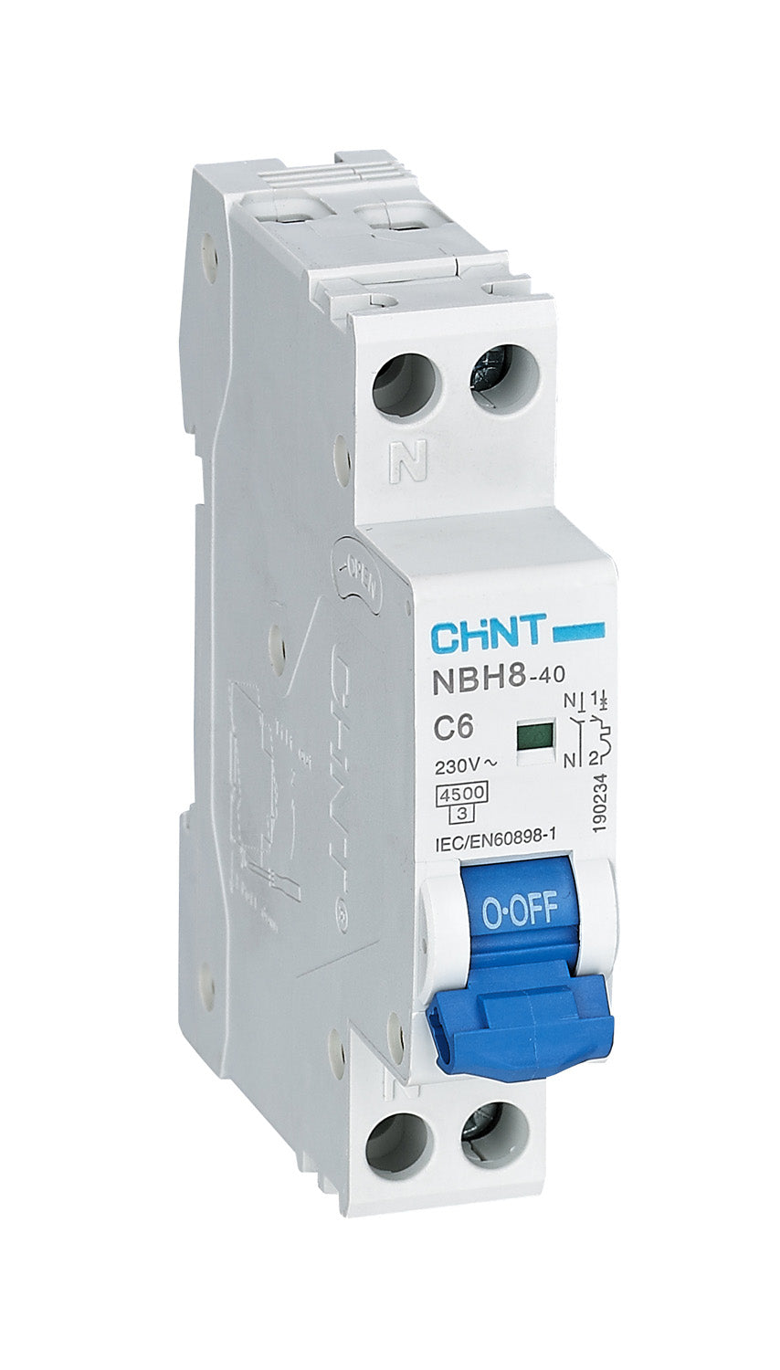 Interruttore magnetotermico compatto 1 modulo - 1P+N 4,5kA Curva C - CHINT