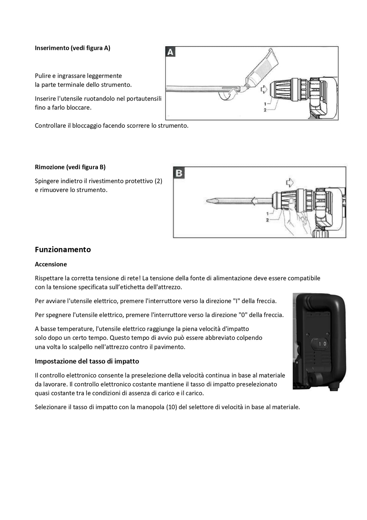 SDS-MAX 1500W demolition hammer in case + 2 INGCO chisels