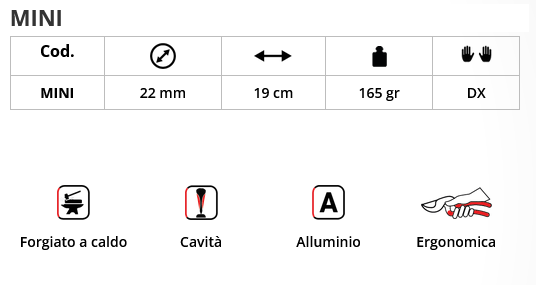 Professionelle Astschere MINI - CASTELLARI