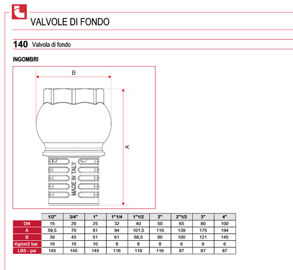 Weatherhead 325 | 1VPX2 | Valvola A Spillo Angolare In Ottone 1/8 X 5/16 Pollici | Italia