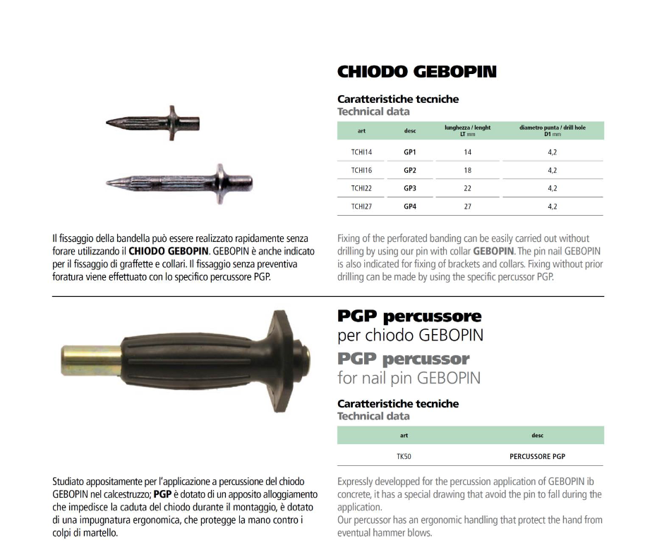 Gebopin GEB TK50 Nagelhammer