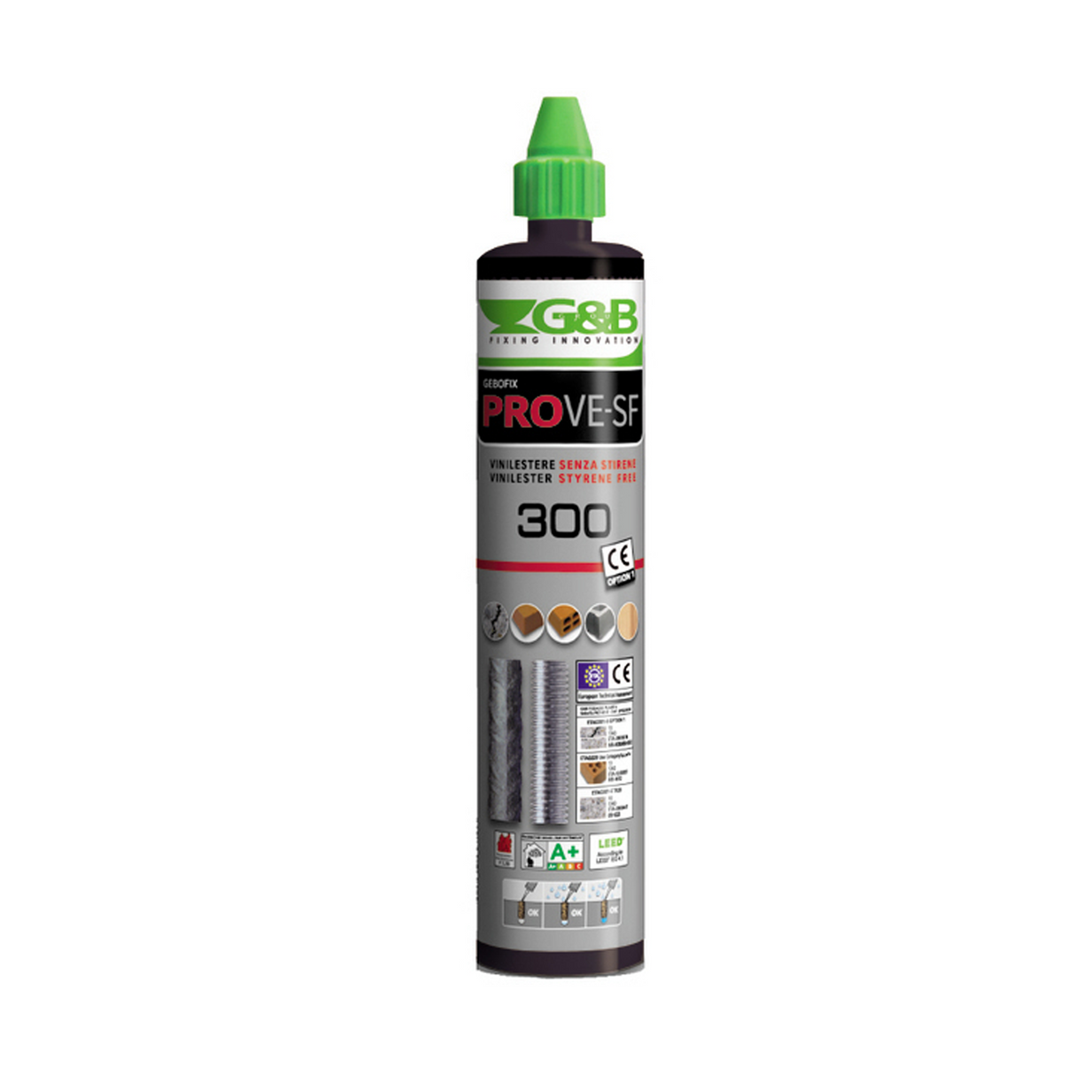 Gebofix PRO VE-SF CE1 Vinylester-based chemical anchor without styrene - 300ml