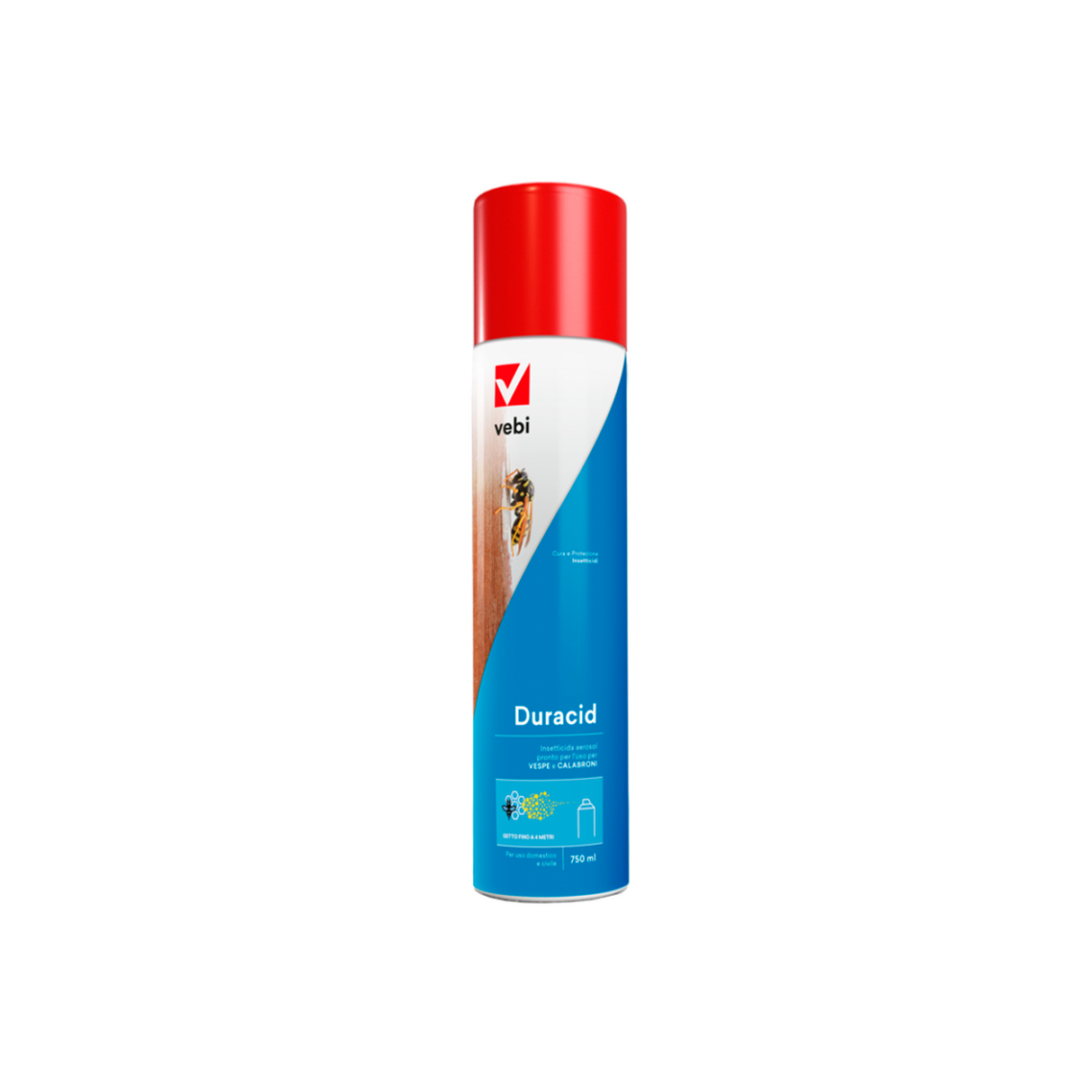Insektizid DURACID Wespen und Hornissen Feinstrahl auf 4 Meter 750ml VEBI