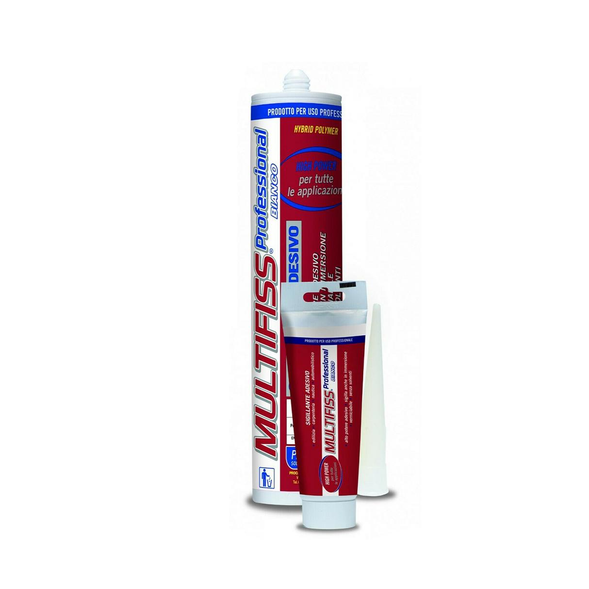 MULTIFISS PROFESSIONAL - PROCHIMICA hybrid polymer crosslinking adhesive-sealant 80ml.