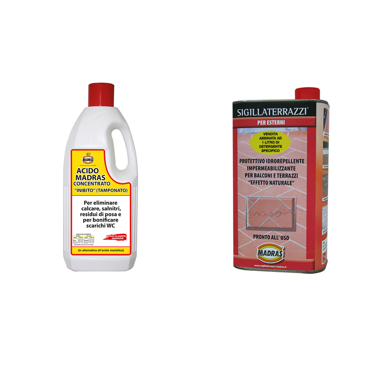 Schützendes wasserabweisendes SIGILLATERRAZZI + MADRAS konzentrierte gepufferte Säure