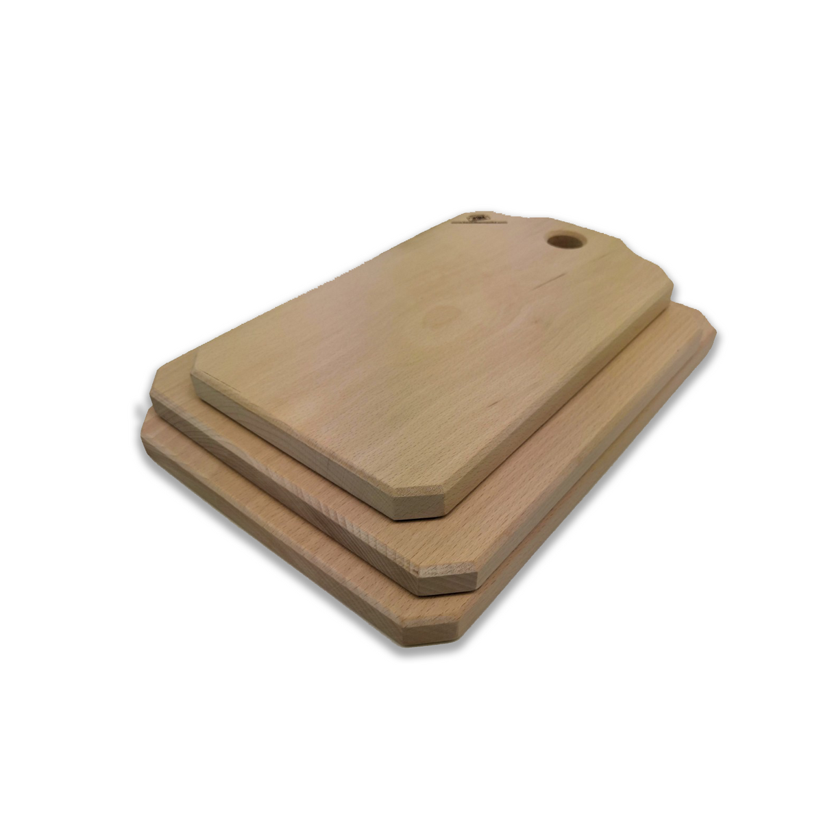 Tagliere in Legno di faggio massello L37 x P23 x H2 cm