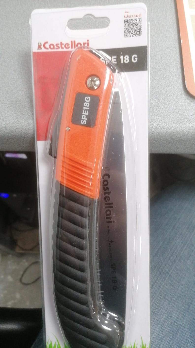 Seghetto professionale pieghevole SPE 18 G - lama in acciaio da 18 cm - La Fattoria