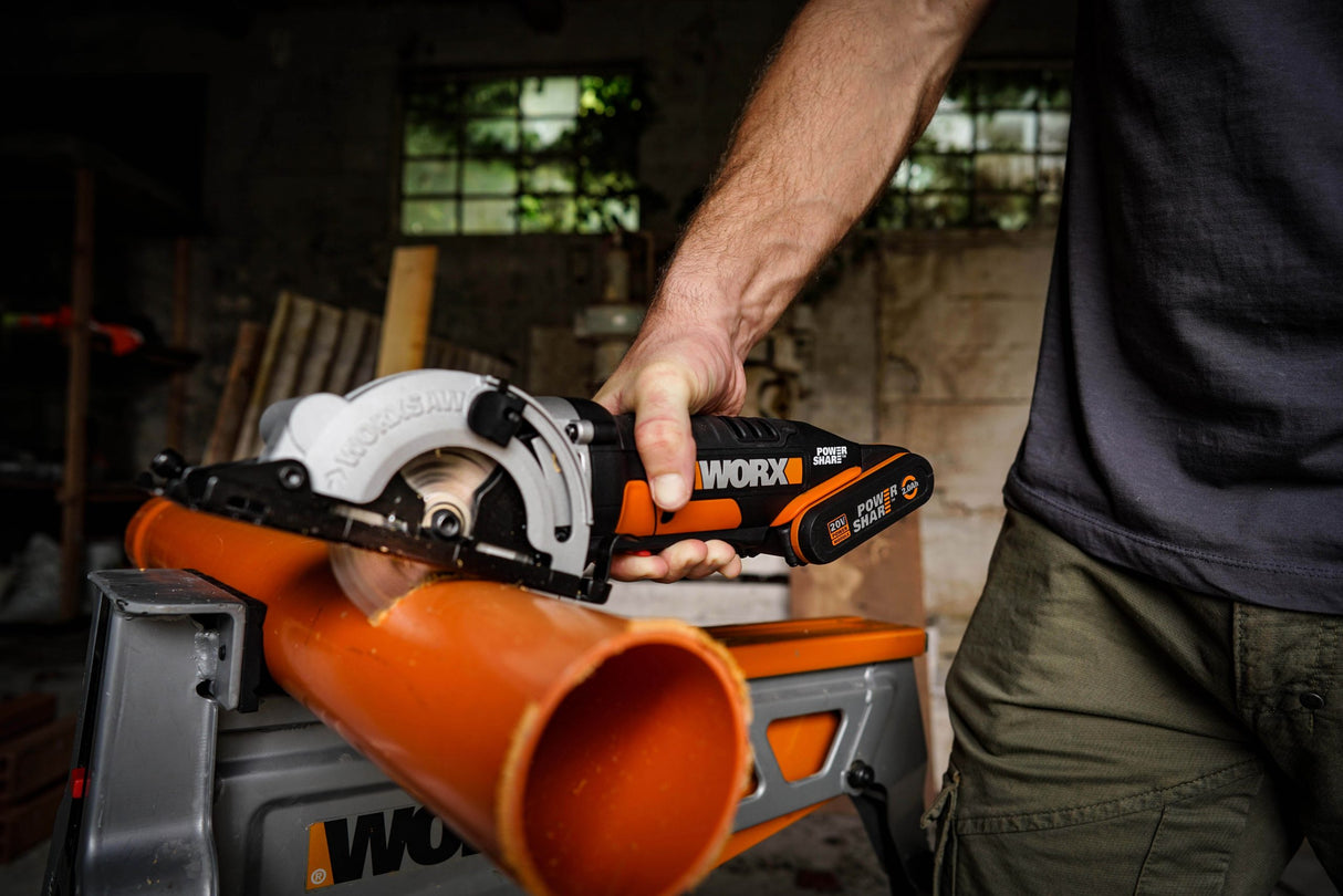 Kompakte Akku-Kreissäge 20V 2Ah - WORX WX527.2