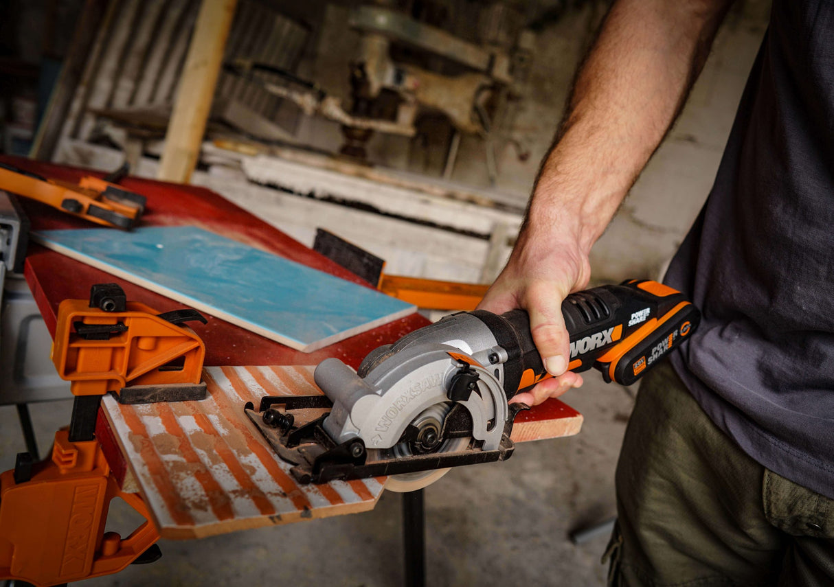 Kompakte Akku-Kreissäge 20V 2Ah - WORX WX527.2