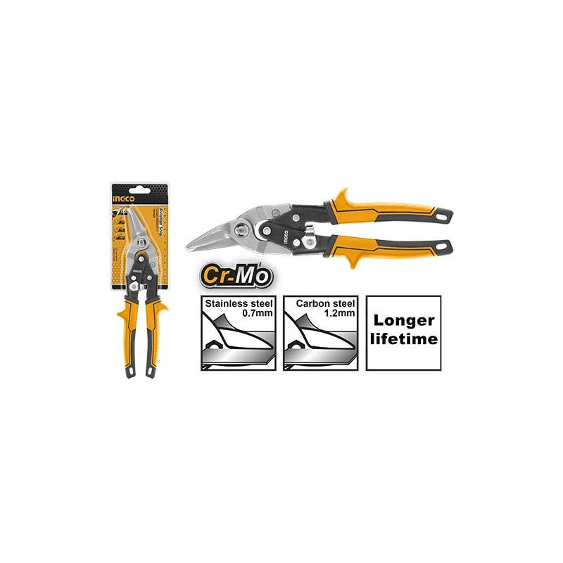 INGCO professional right hand tinsmith shears 250mm