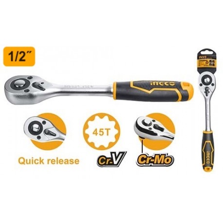 INGCO 1/2 Zoll 45 Zähne Umschaltknarre