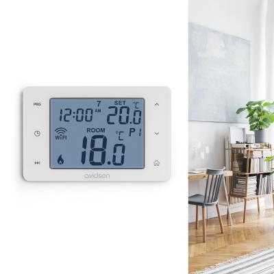 Wired Wi-Fi connected chronothermostat Touchscreen compatible with box 503