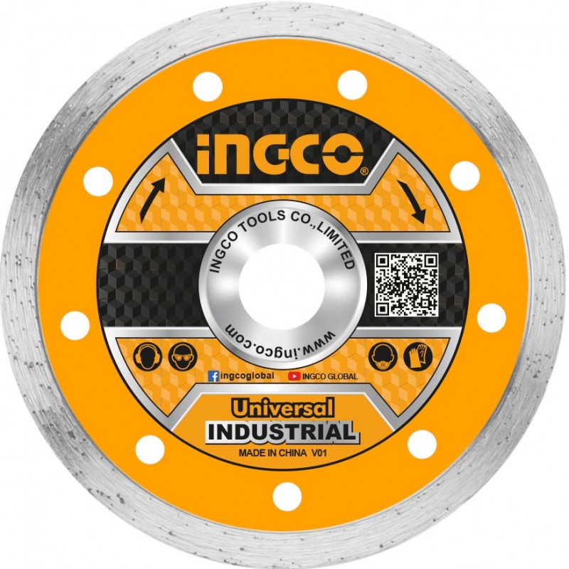 Disco diamantato 230mm corona liscia INGCO