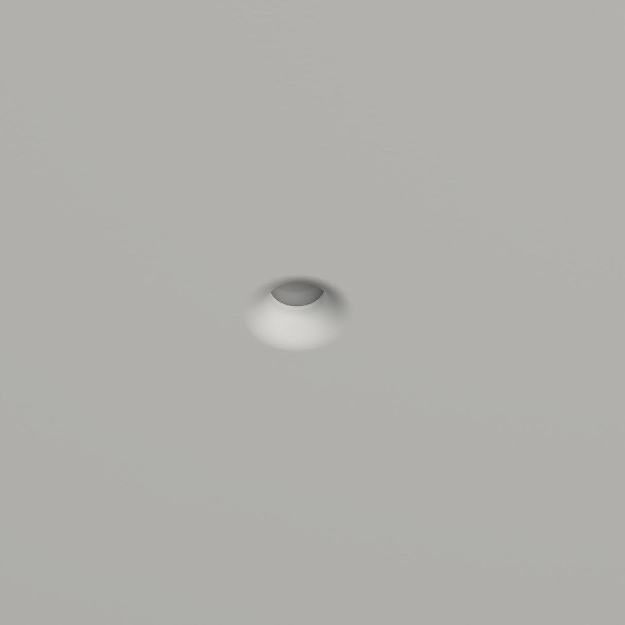 Conical recessed plaster spotlight for GU10 lamps