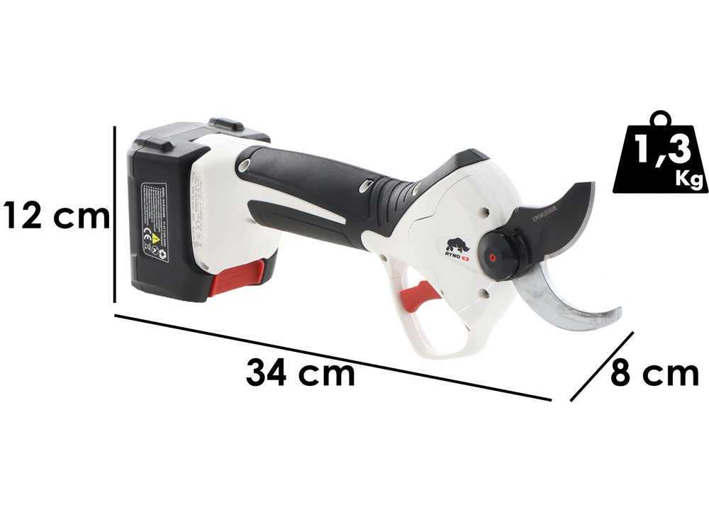 Forbice elettrica da potatura RYNO 63 - 2 Batterie - Taglio 37 mm - CASTELLARI