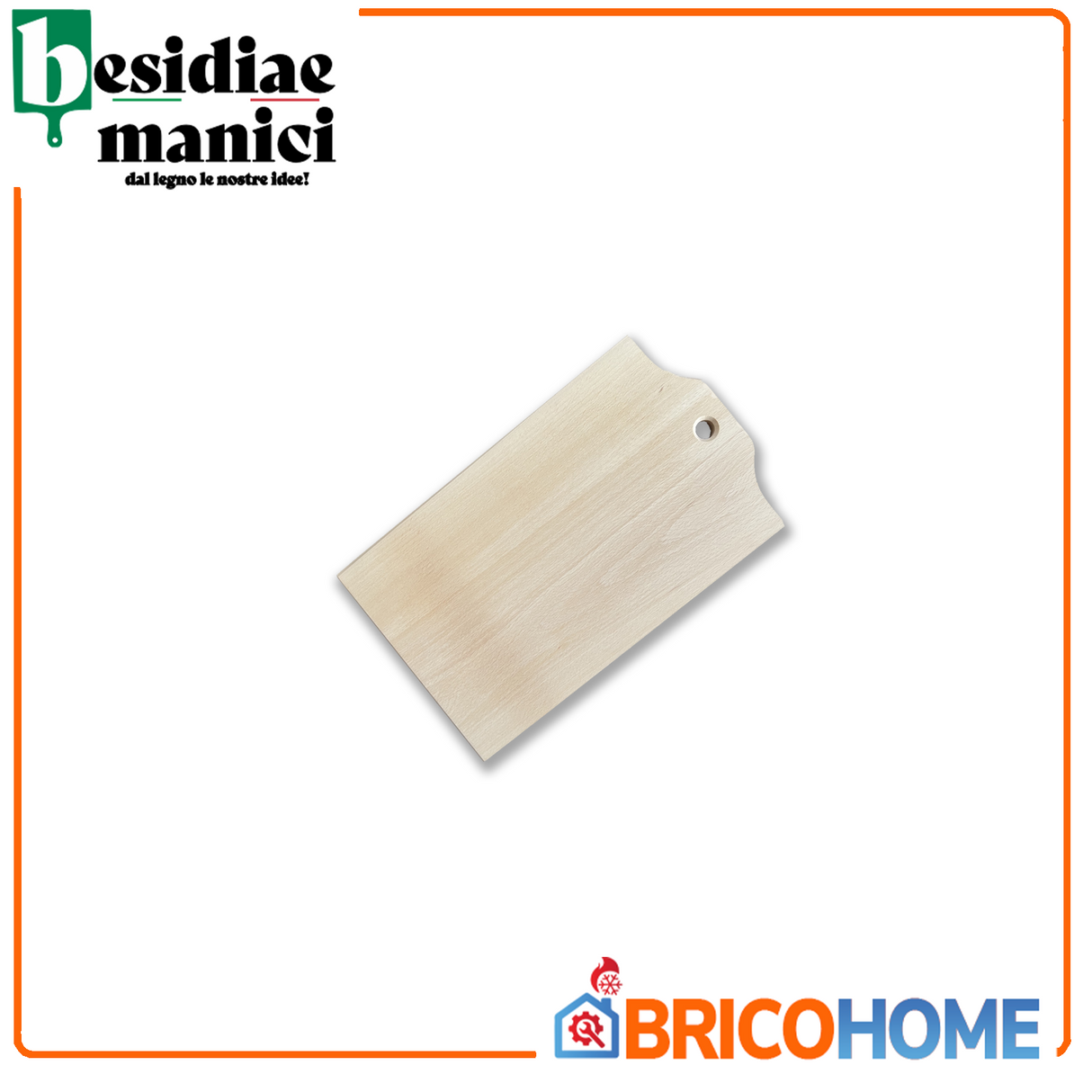 Tagliere in Legno di faggio massello L29 x P17 x H2 cm