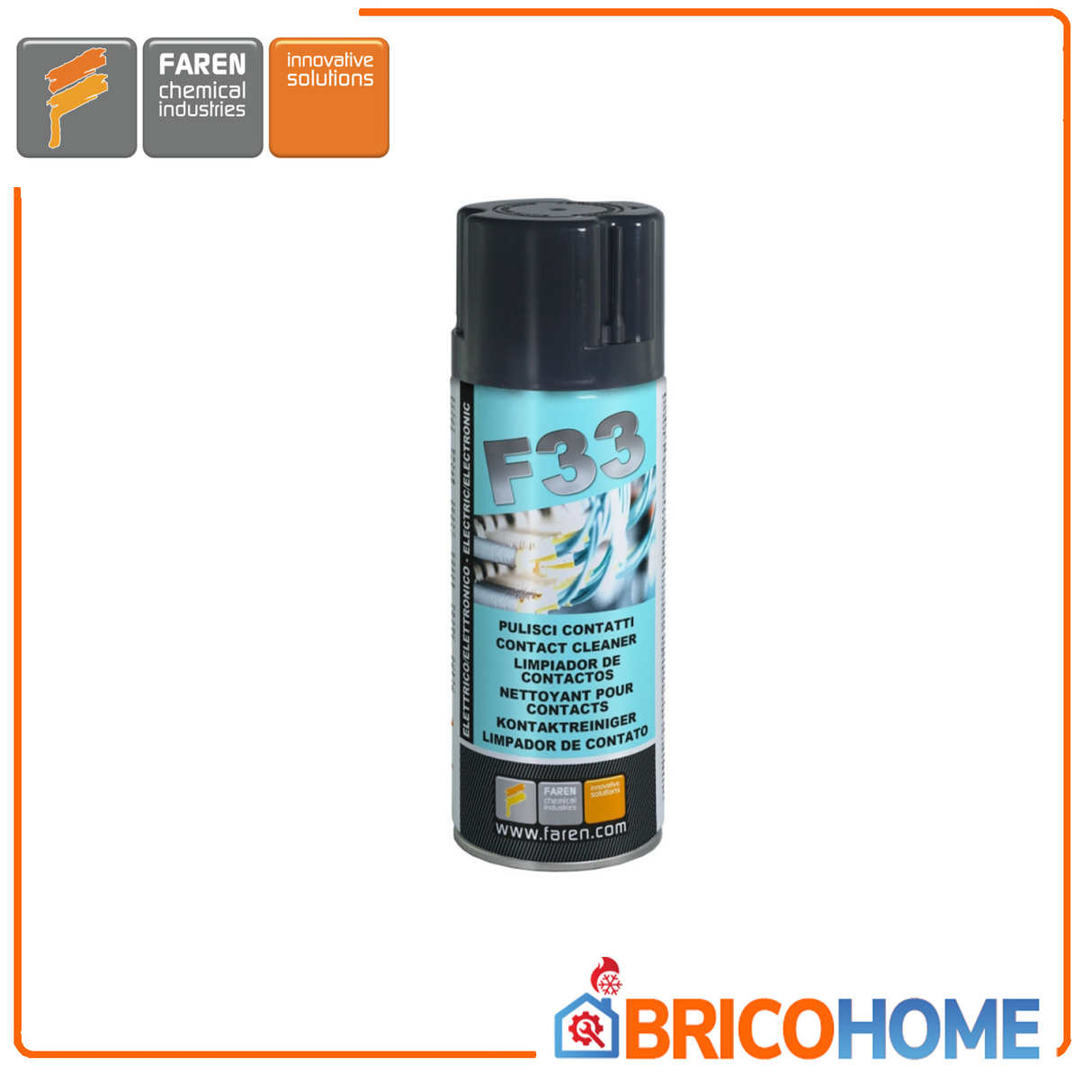 Contact cleaner with protective action 400ml F33 FAREN