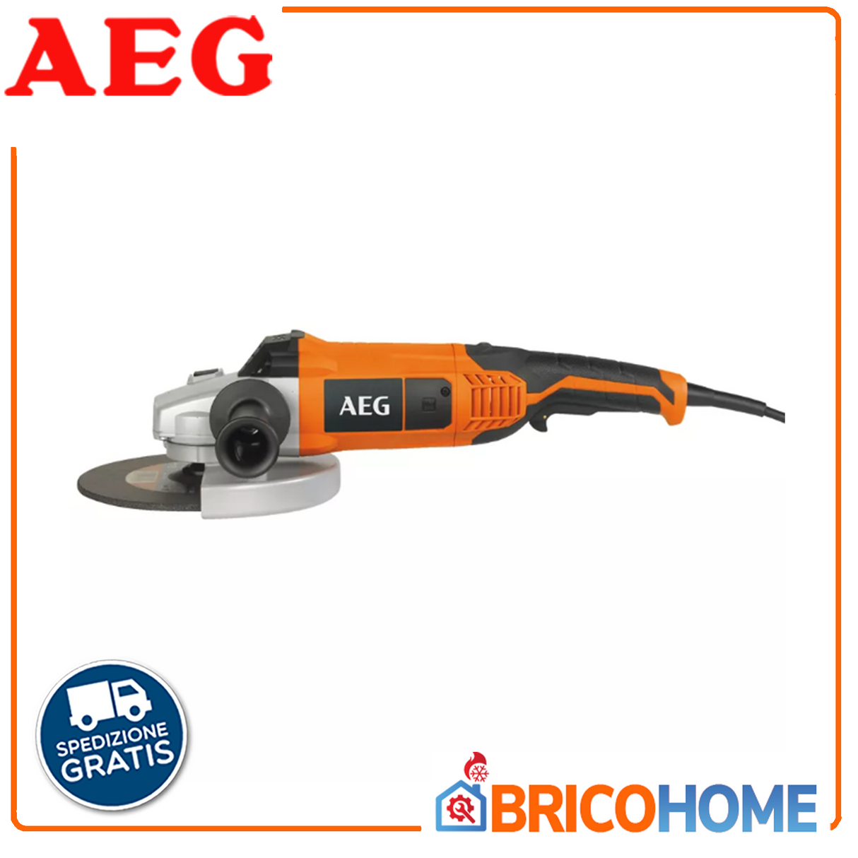 AEG WS 22-230 – Smerigliatrice Angolare 2200W | Disco Ø230 mm