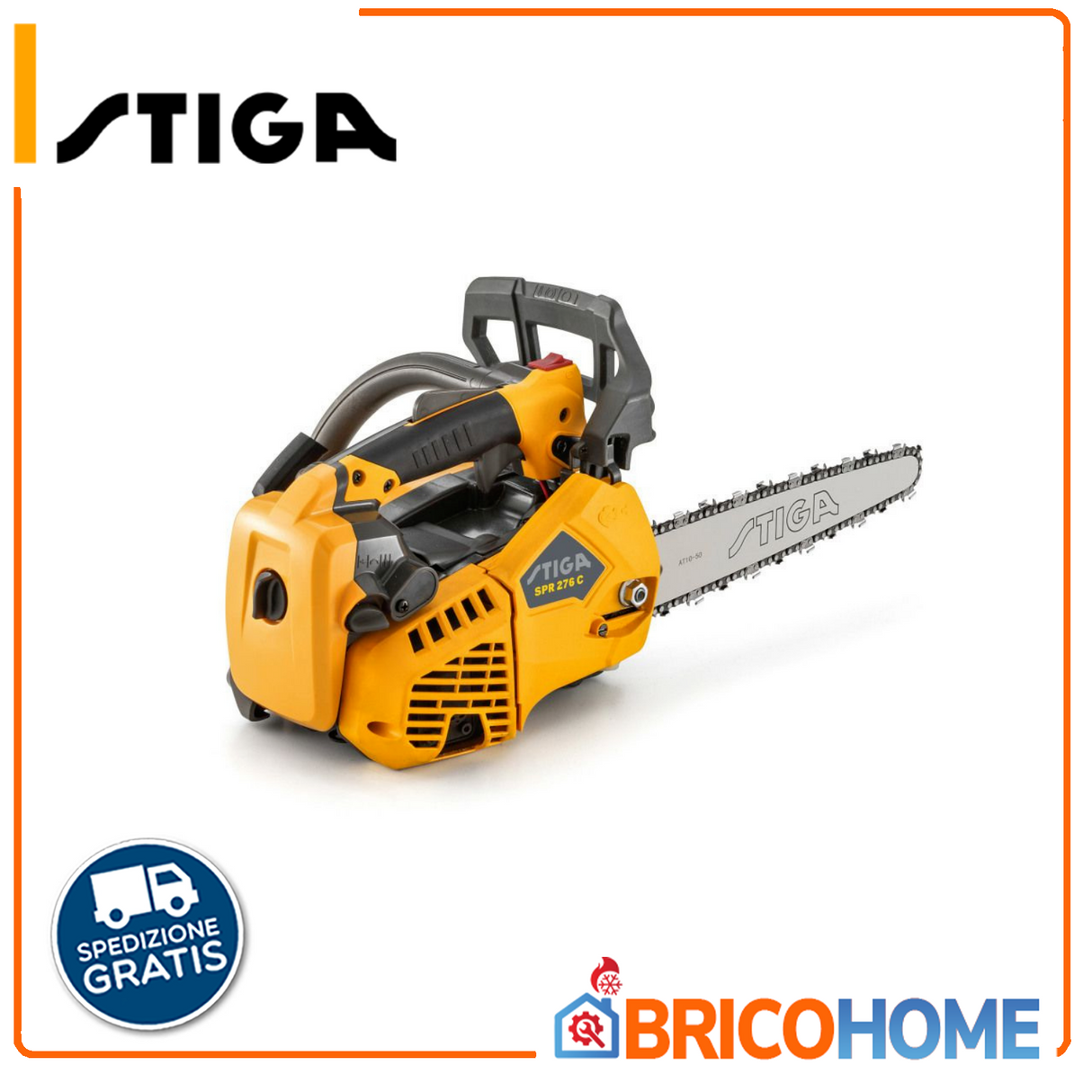 STIGA SPR 276C semi-professional carving bar pruning chainsaw