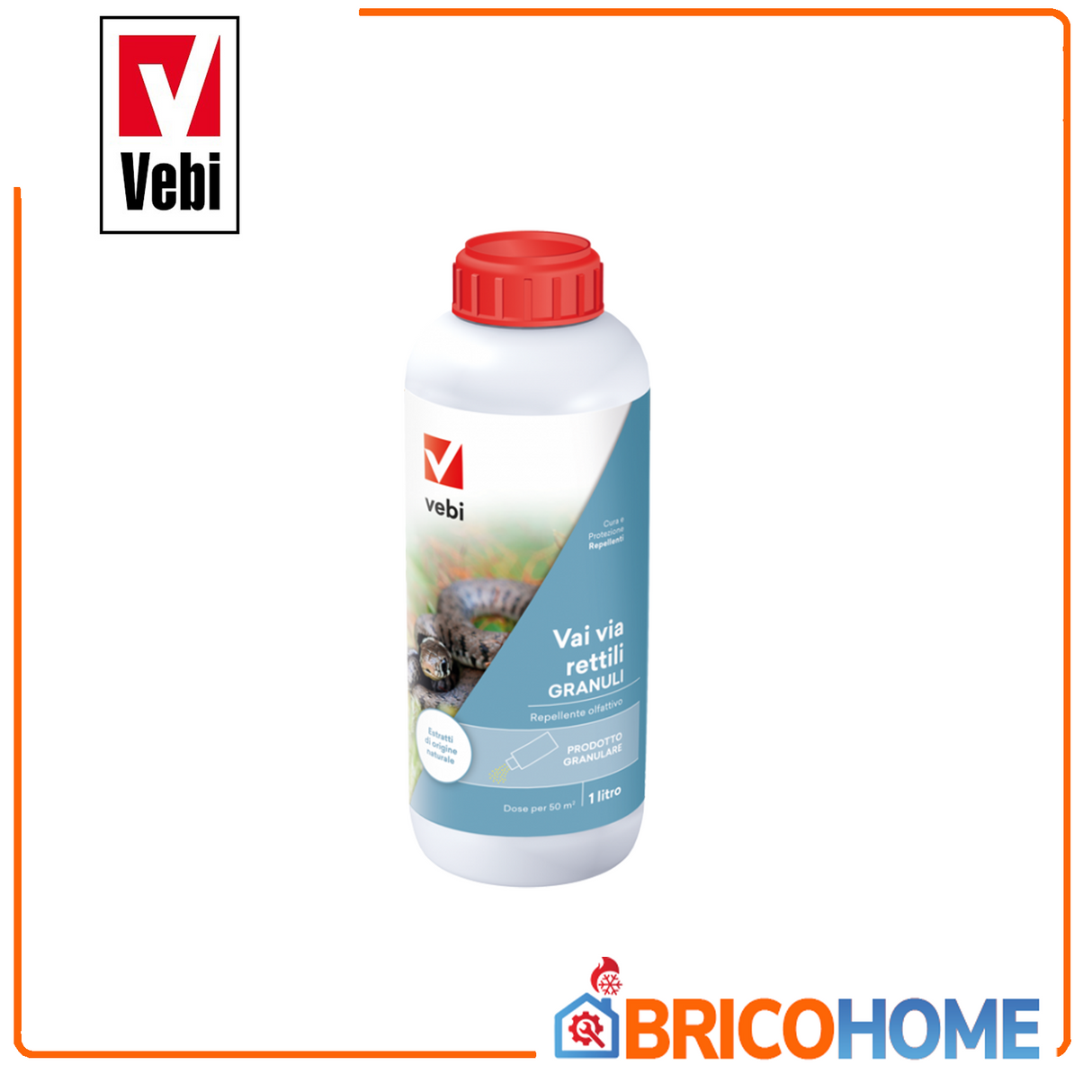 Natürliches Abwehrmittel gegen Reptilien Go away Reptilien VEBI 1Kg