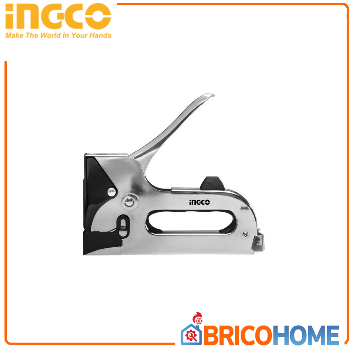 Manual stapler for 6-14mm staples with 100 INGCO staples