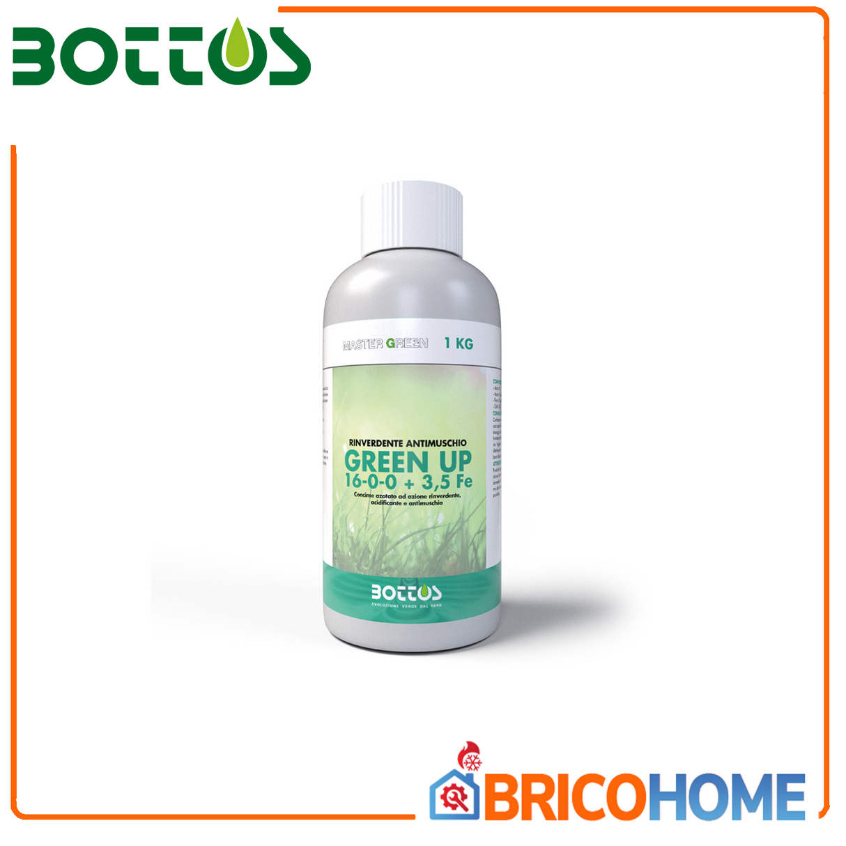 Concime liquido Green Up - Flacone da 1kg - Bottos