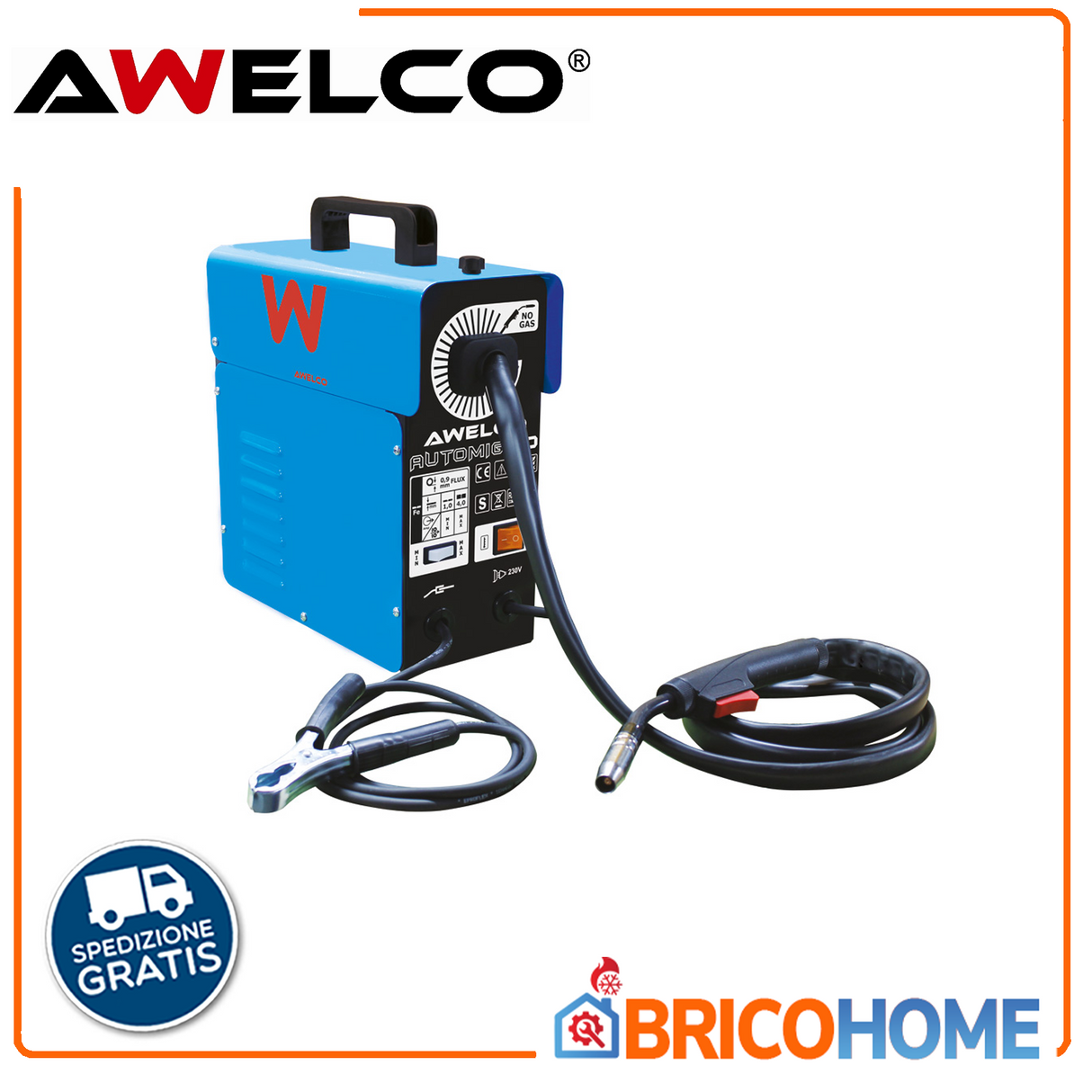 Saldatrice a filo continuo senza gas 130A Automatic 130 - Awelco