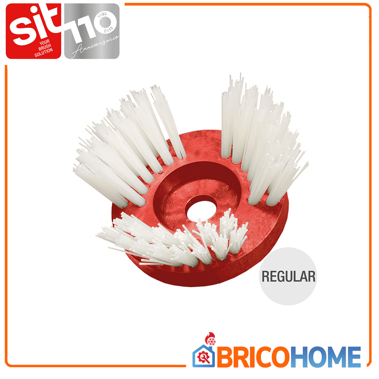 Spazzola per Decespugliatore per Giardinaggio in Nylon C0170 SIT con adattatori
