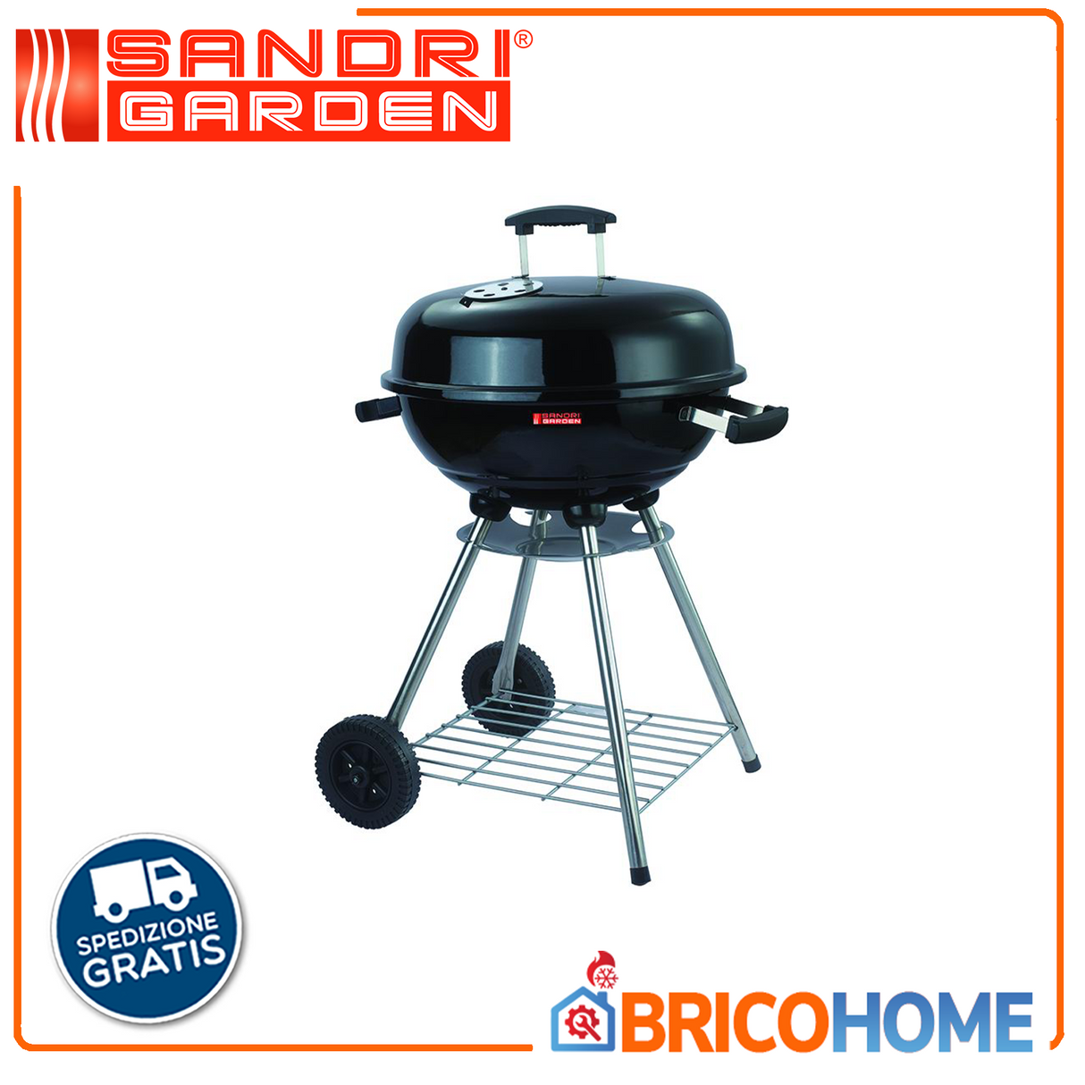 Barbecue sferico diametro 45cm - SG 45K SANDRIGARDEN