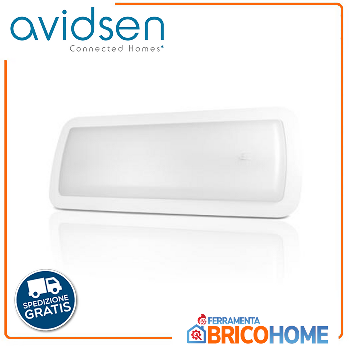 Lampada di emergenza da parete e incasso 14 LED AVIDSEN