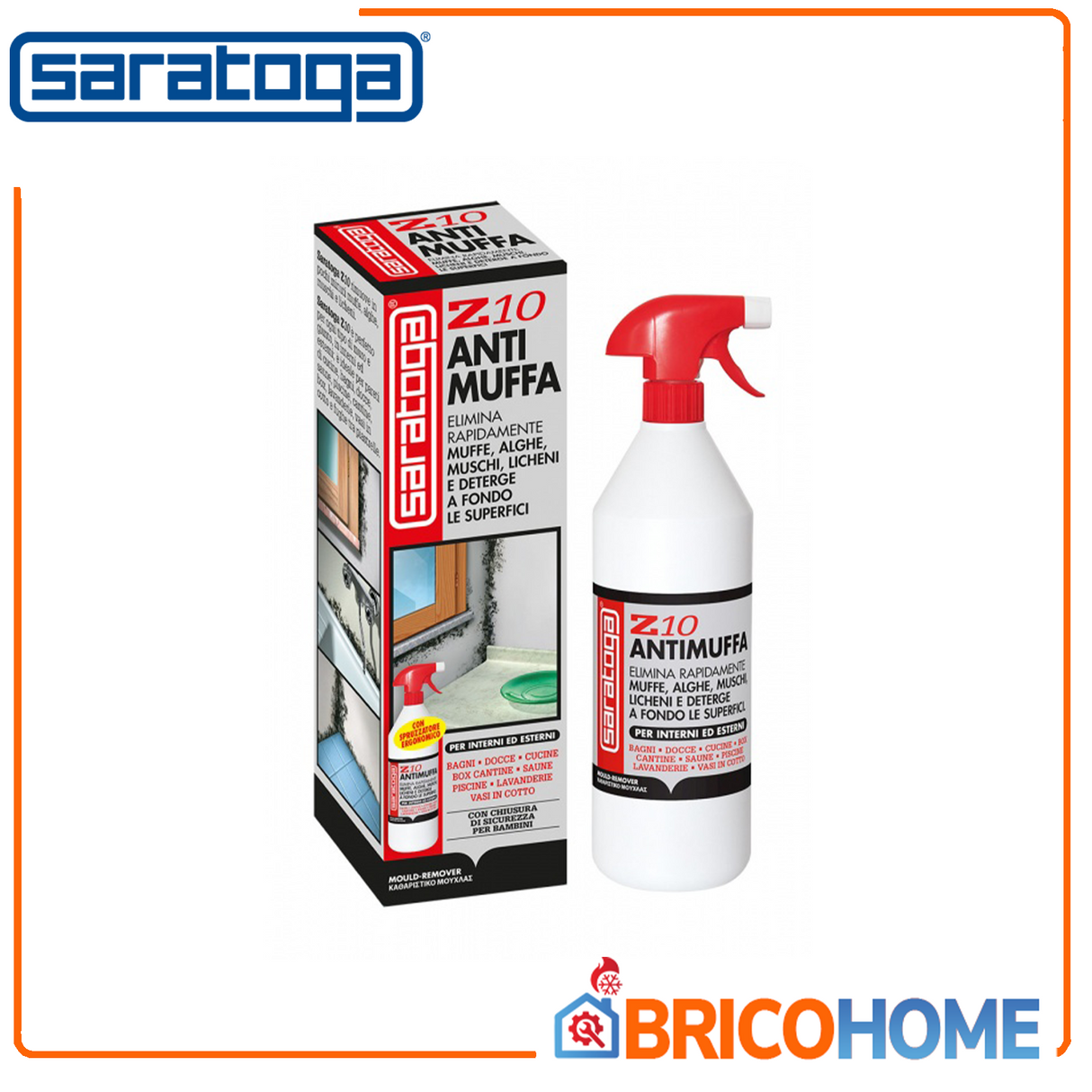 Antimuffa spray per tutte le superfici Z10 1LT SARATOGA