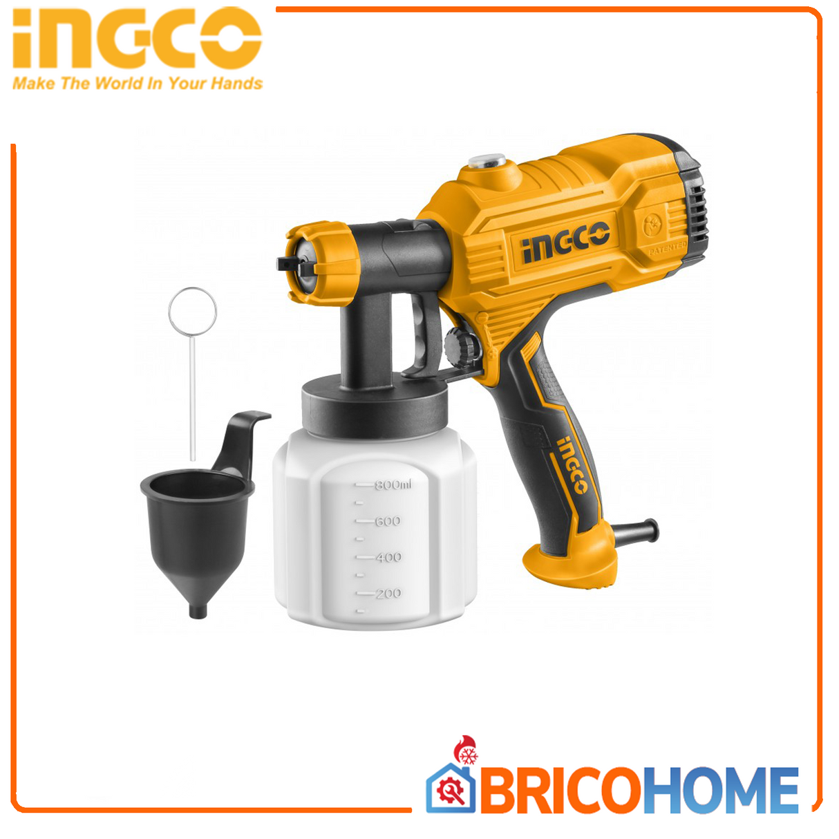 Aerografo elettrico 450W con accessori INGCO
