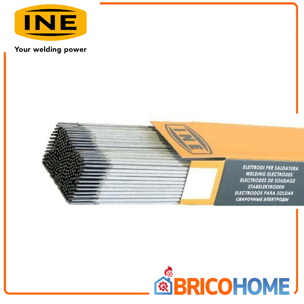 Rutile electrodes "48 A" INE d. 2.5mm. RED see 230 pcs.