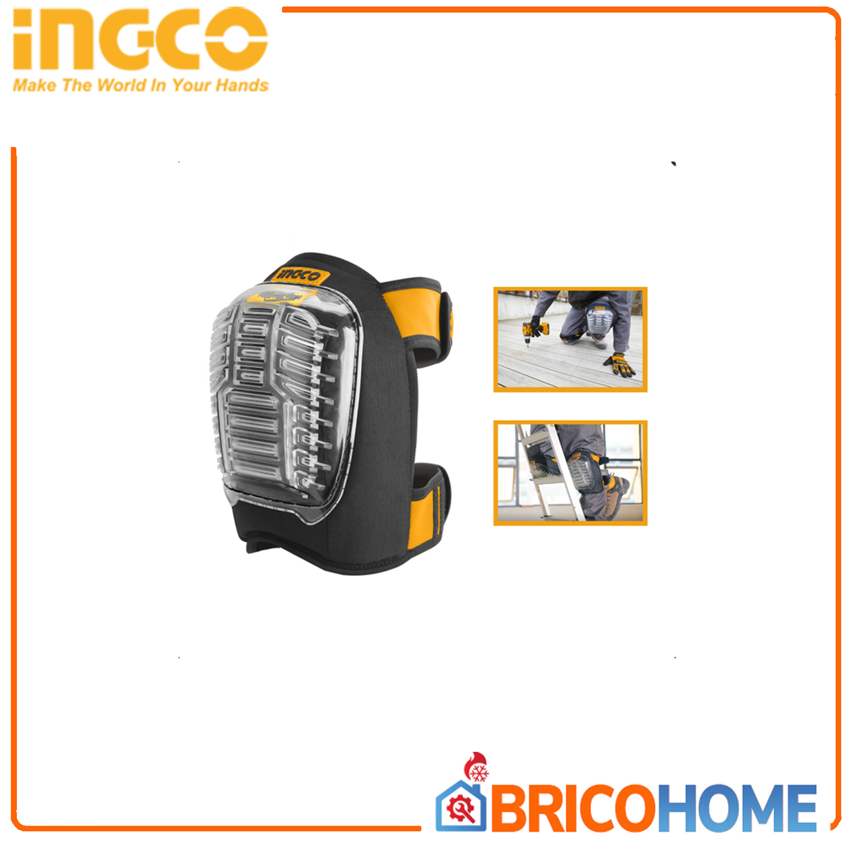INGCO Ginocchiere ergonomiche per piastrellista